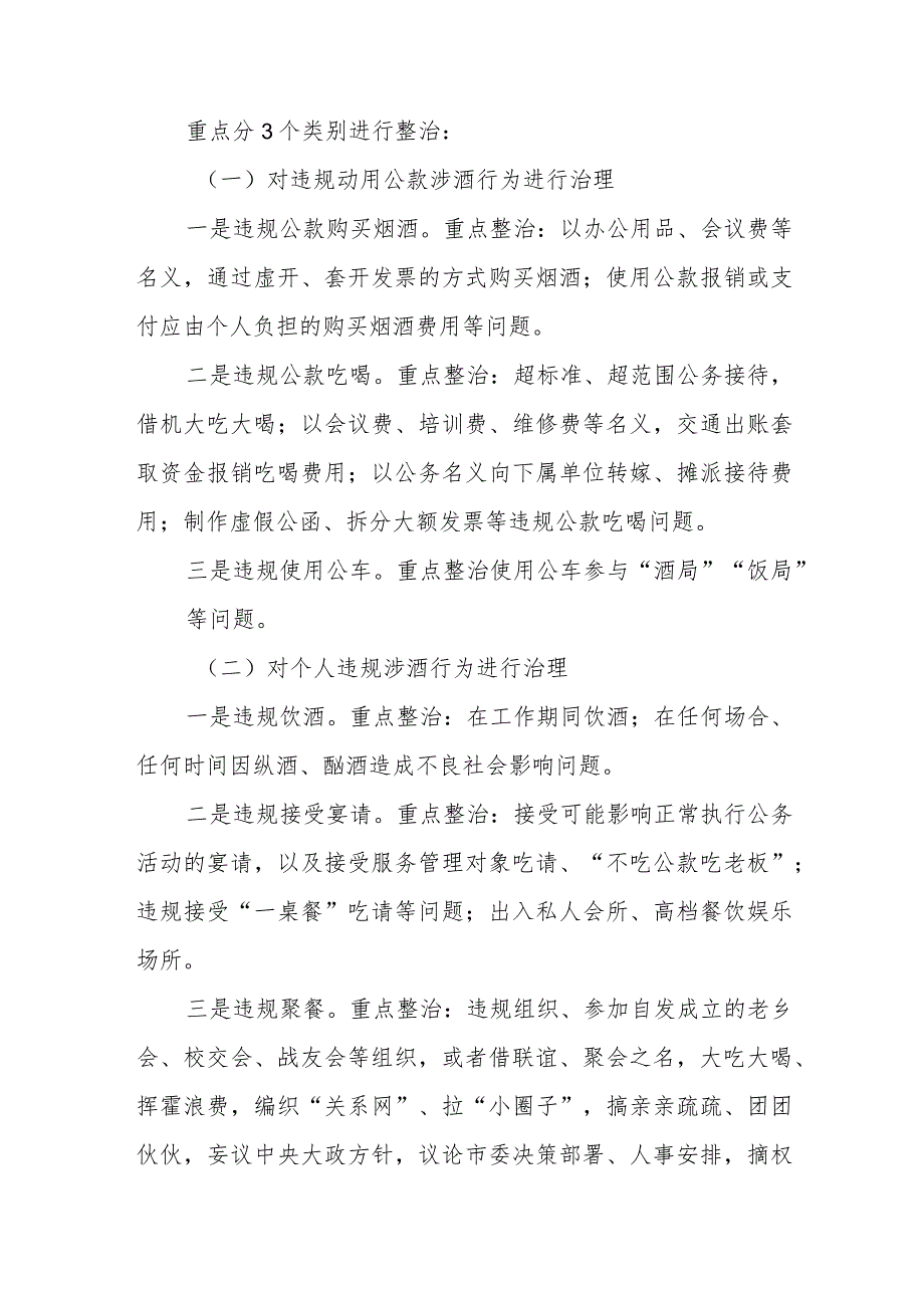 关于开展觉员干部和国家公职人员涉酒违纪违法问题百日专项整治的工作方案.docx_第2页