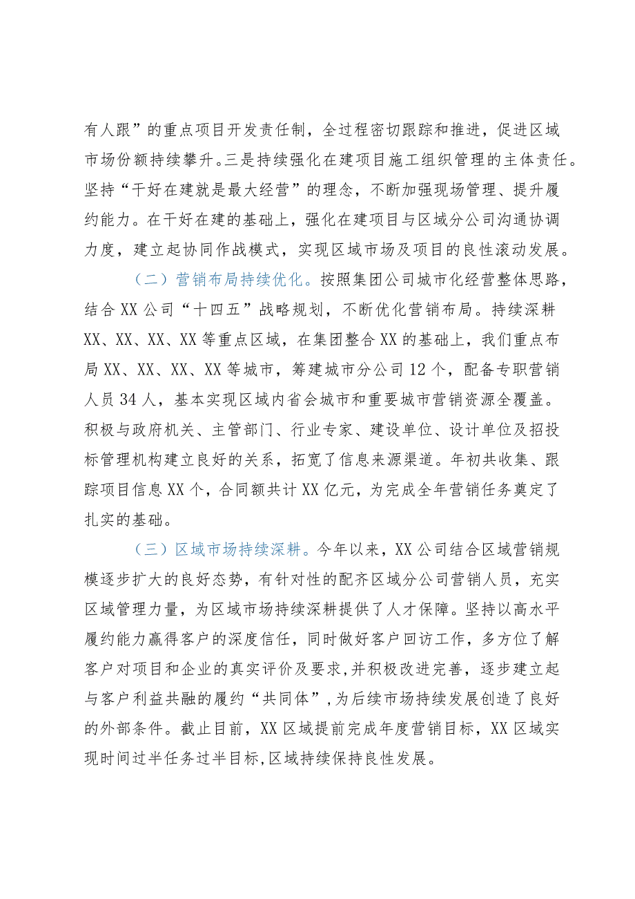 国企总经理在集团市场营销系统专项工作会上的汇报.docx_第2页