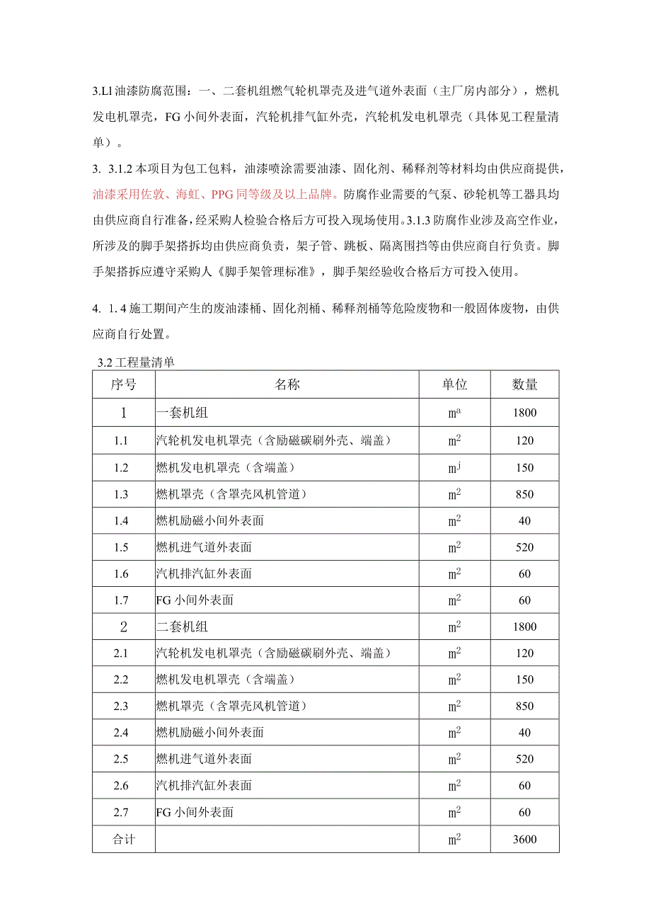 华能东莞燃机热电有限责任公司2023年二套机组主机设备外壳喷涂技术规范.docx_第2页