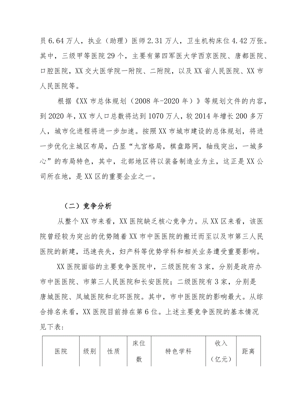 综合性医院项目投资可行性研究报告.docx_第3页