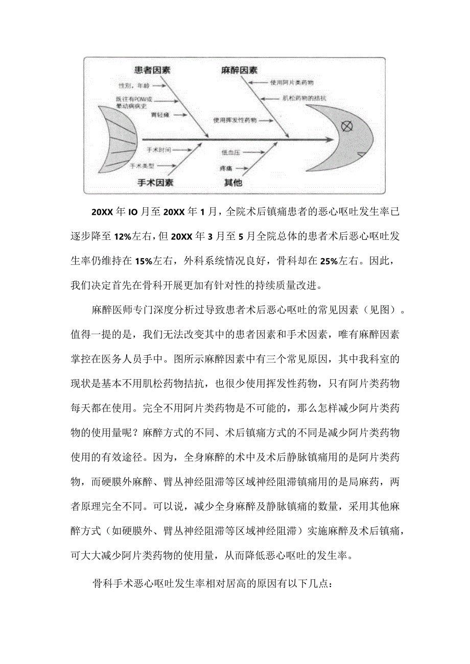 骨科运用PDCA循环降低骨科手术患者恶心呕吐发生率.docx_第2页