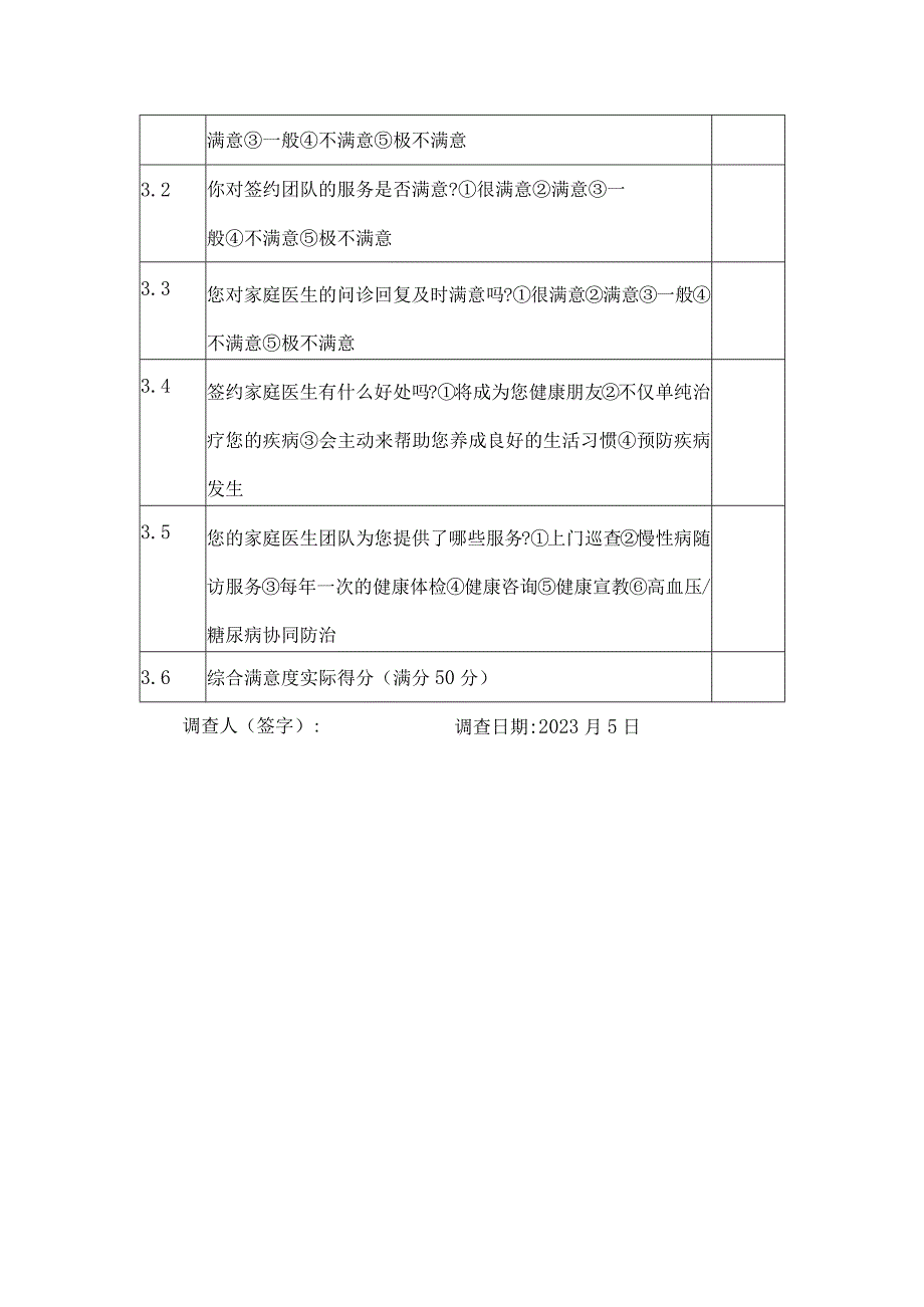 家庭医生知晓率和综合满意度调查问卷.docx_第2页