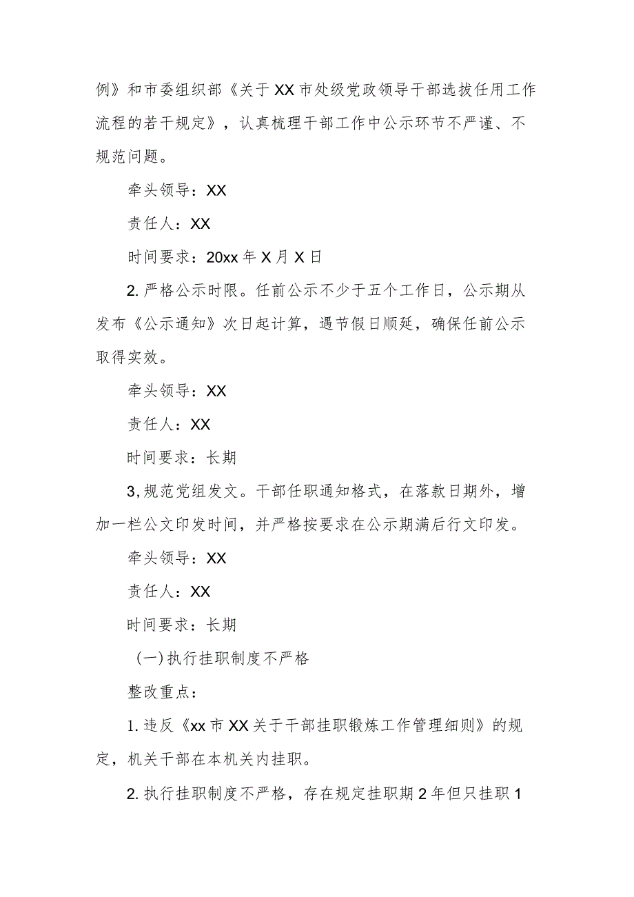 2023年巡察反馈问题意见选人用人问题整改工作实施方案.docx_第3页