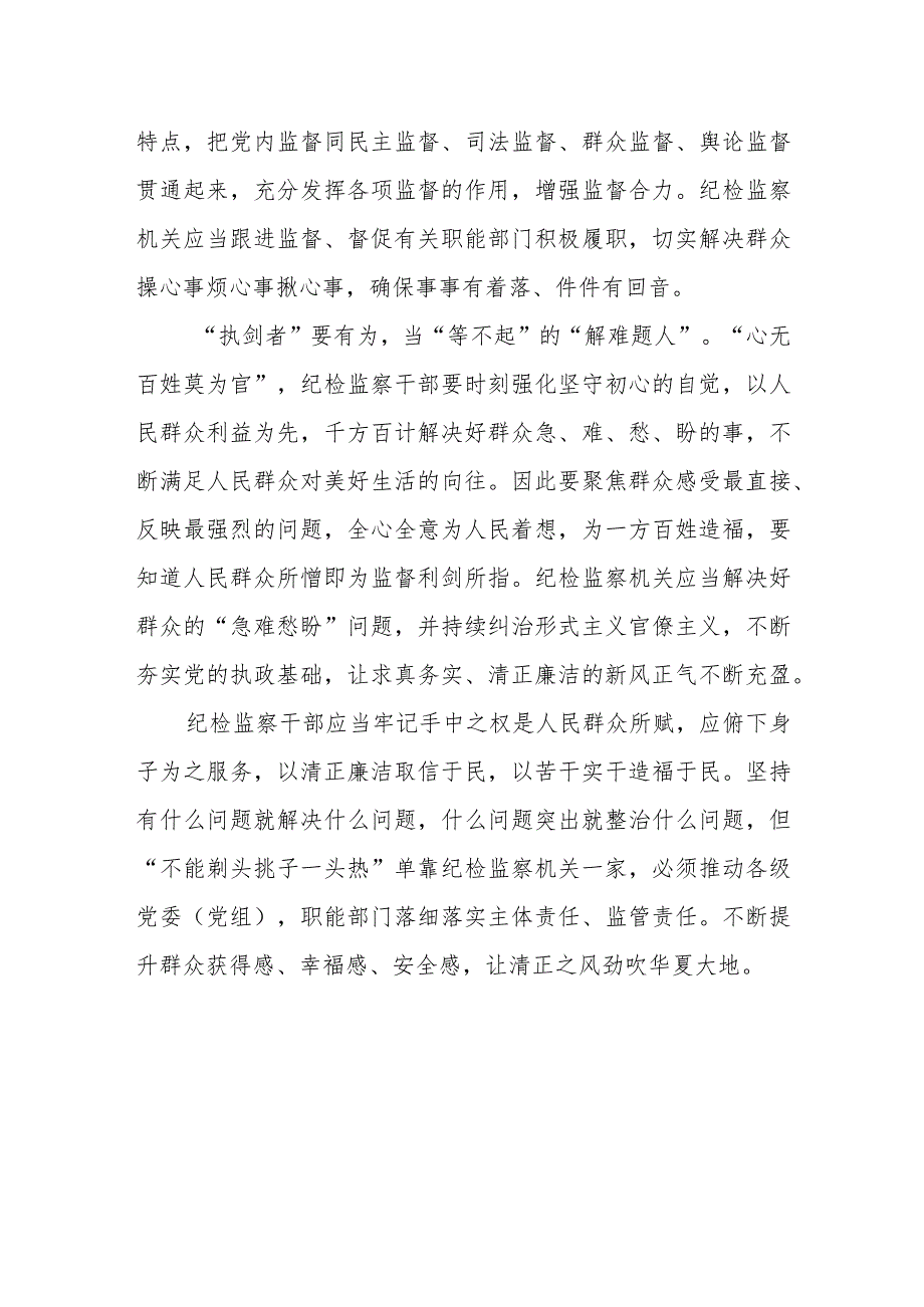 纪检干部队伍教育整顿学习心得体会.docx_第2页