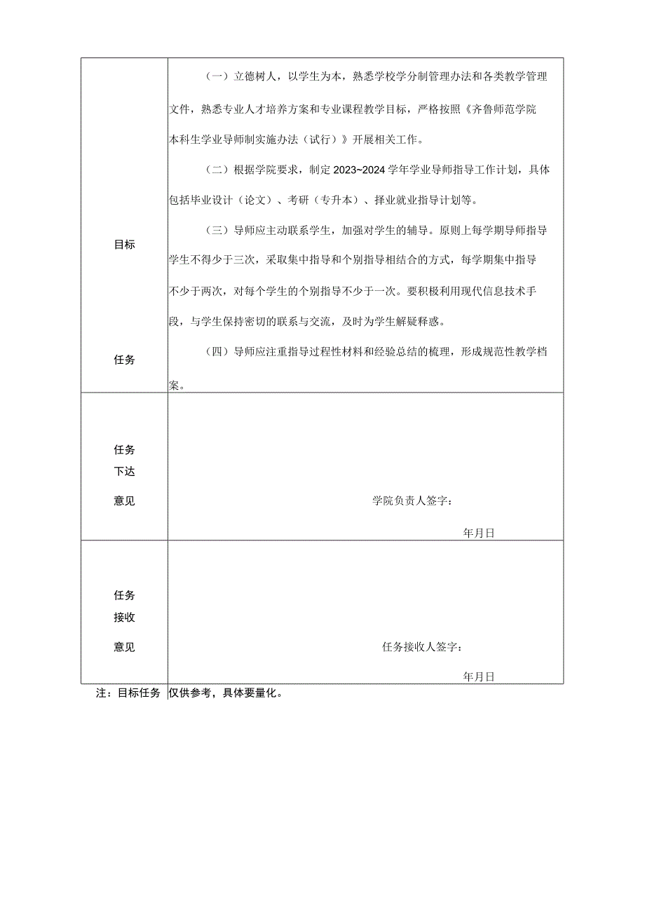 学生学业导师任务书（参考模板）.docx_第2页