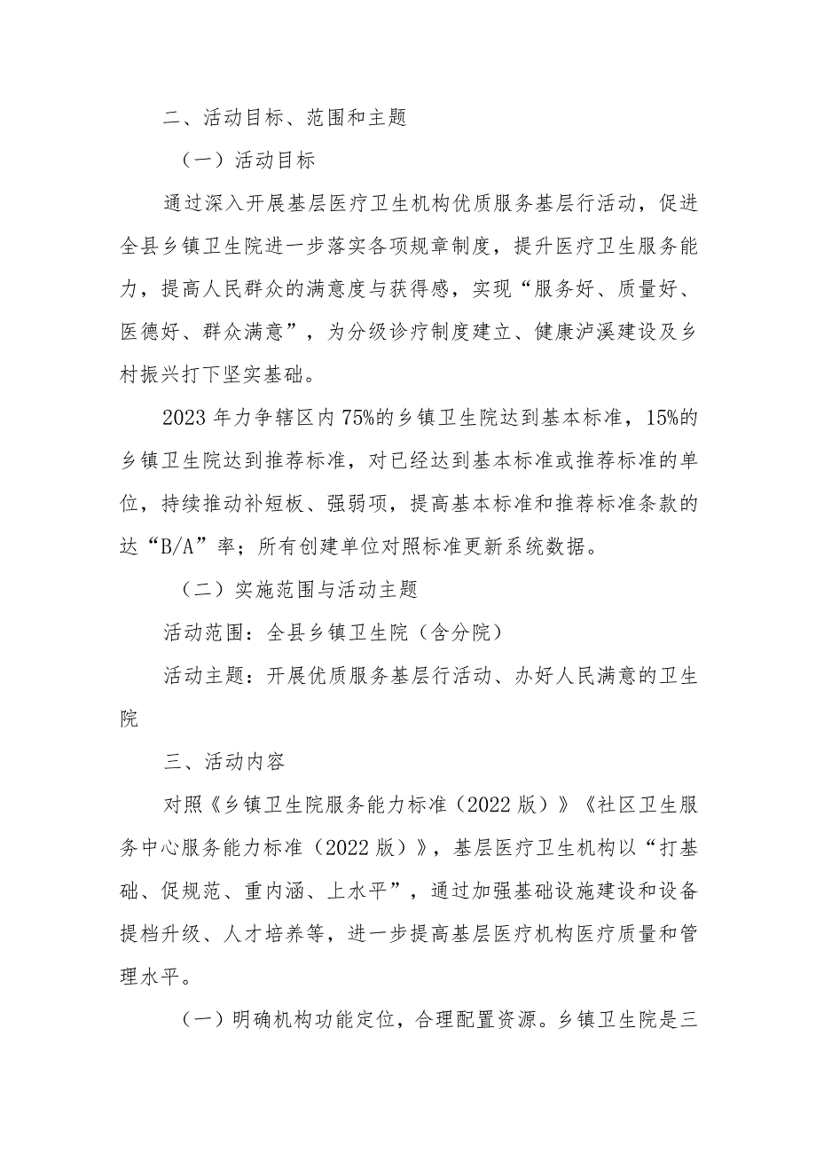 XX县2023年“优质服务基层行”活动实施方案.docx_第2页