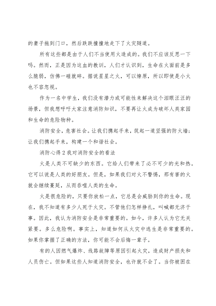 【精品文档】关于消防的心得范文（整理版）.docx_第2页