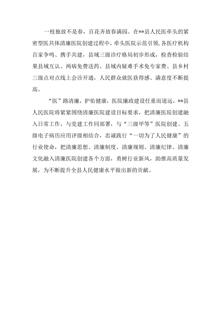 人民医院清廉医院建设工作成效.docx_第3页