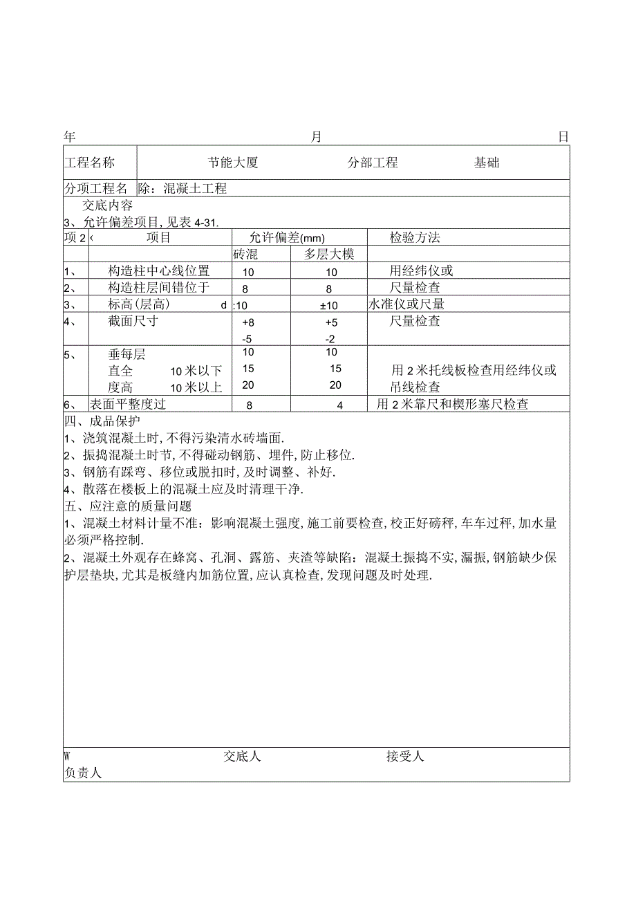 混凝土工程技术交底工程文档范本.docx_第3页