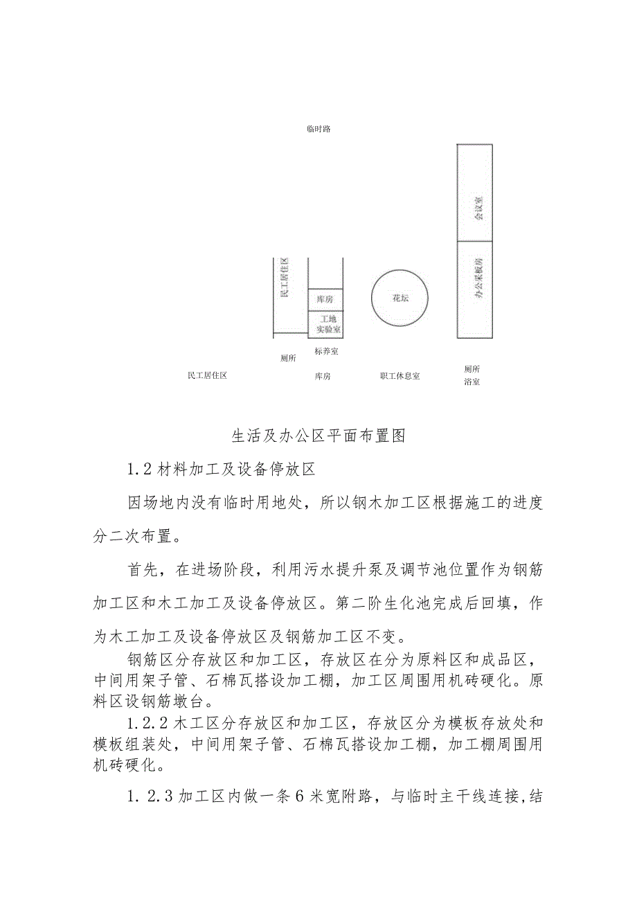 沙头组团污水处理厂工程施工现场平面布置方案.docx_第2页