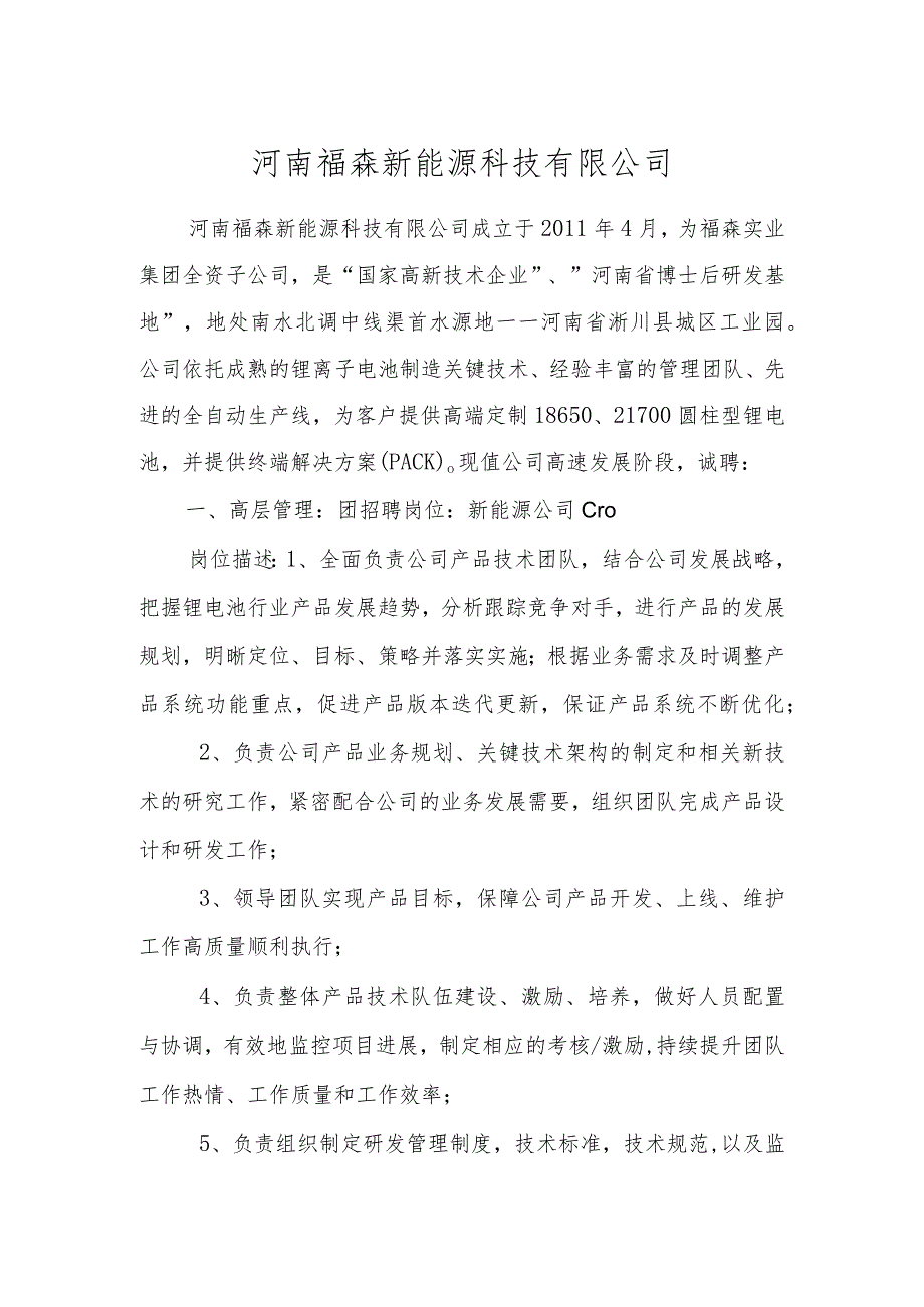 河南福森新能源科技有限公司.docx_第1页