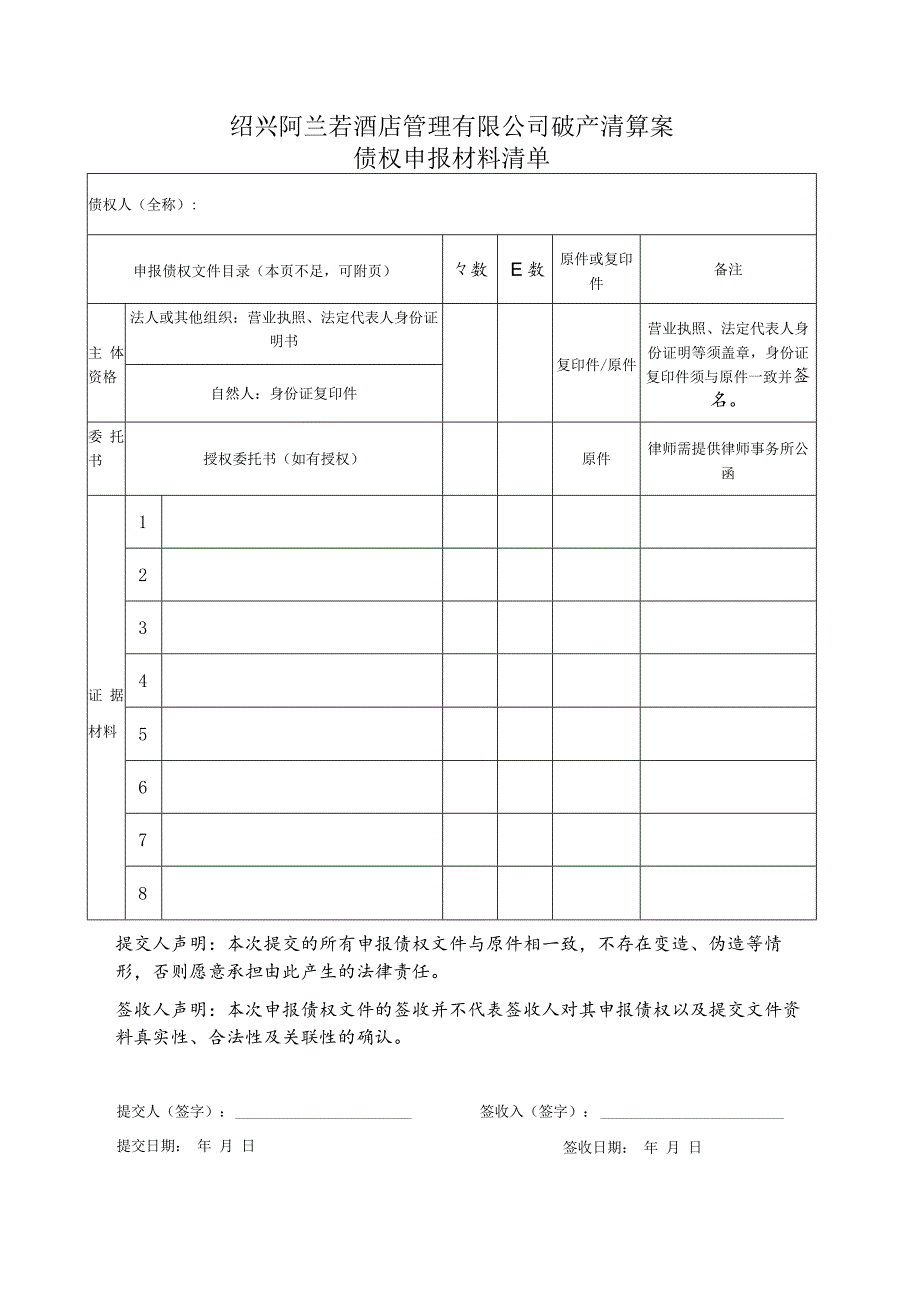 绍兴阿兰若酒店管理有限公司破产清算案债权申报表.docx_第3页