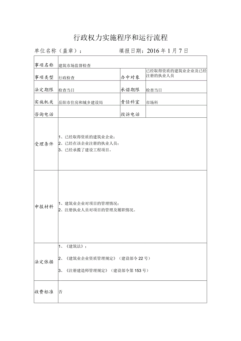 行政权力实施程序和运行流程.docx_第1页