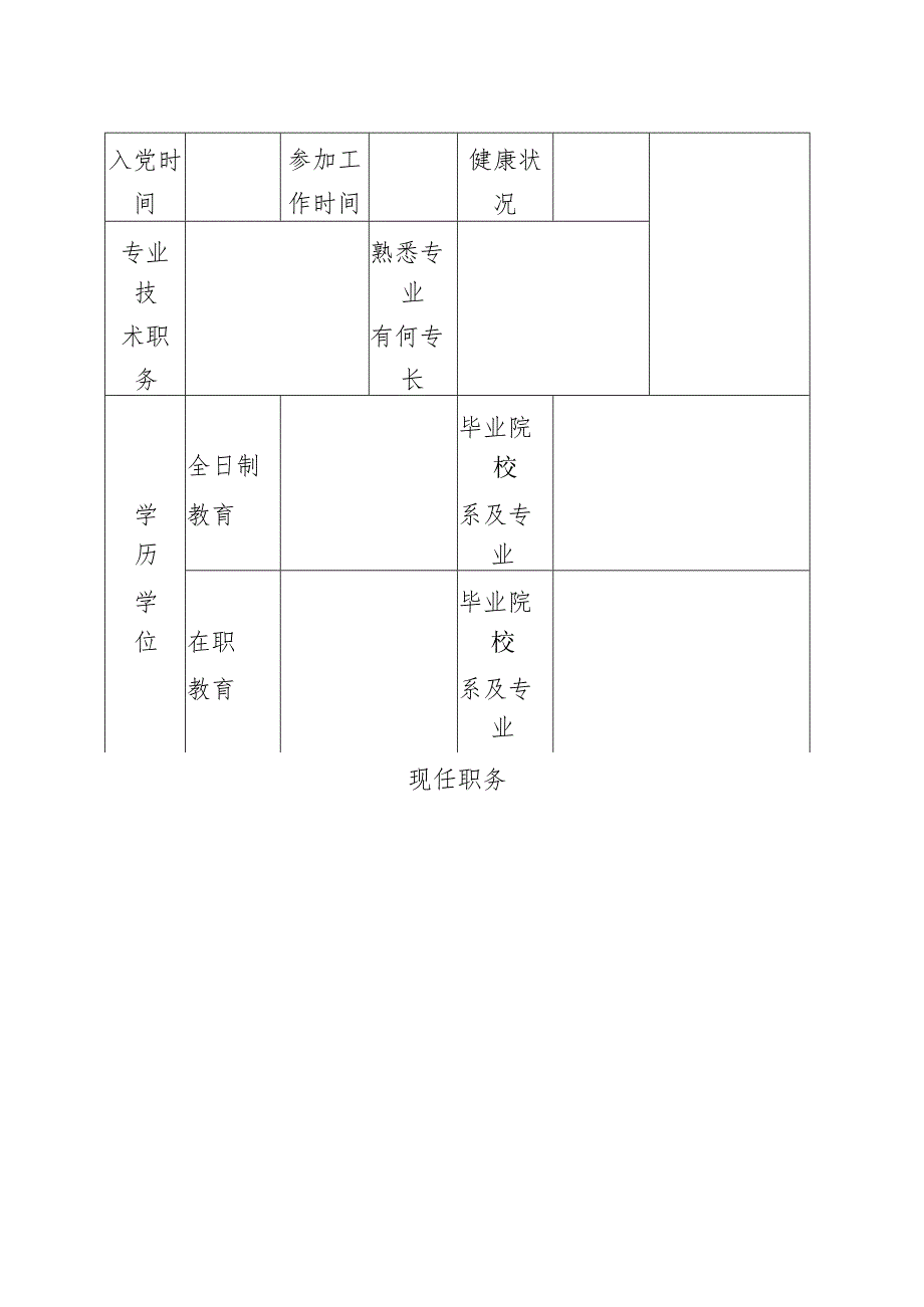 招商小分队人员报名登记表招商小分队人员推荐表.docx_第3页