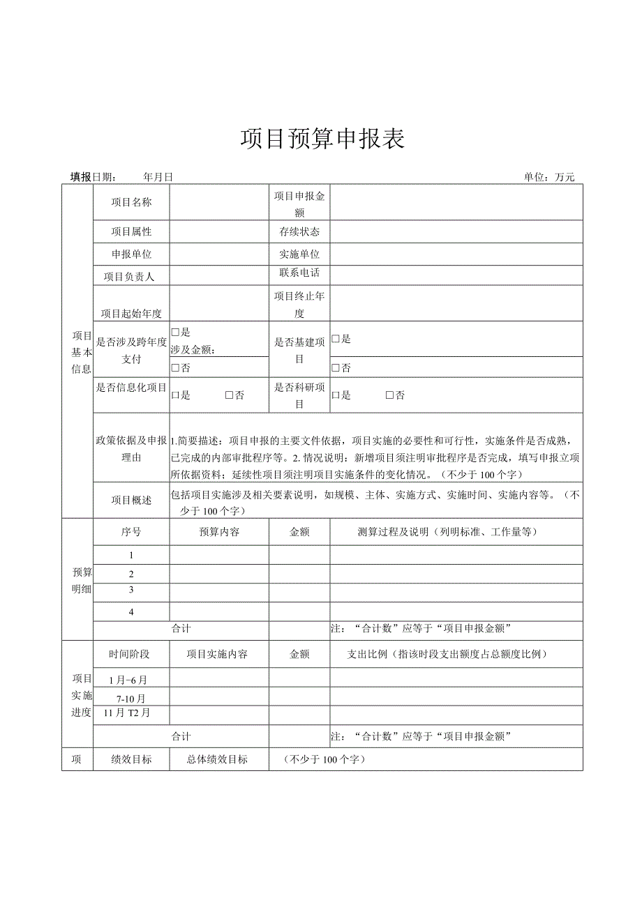 项目预算申报表.docx_第1页