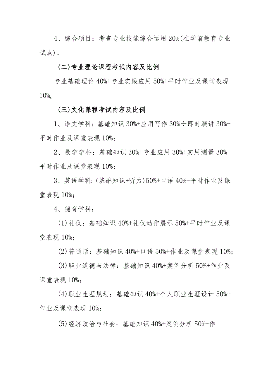 职业中等专业学校学生考试考核办法.docx_第2页