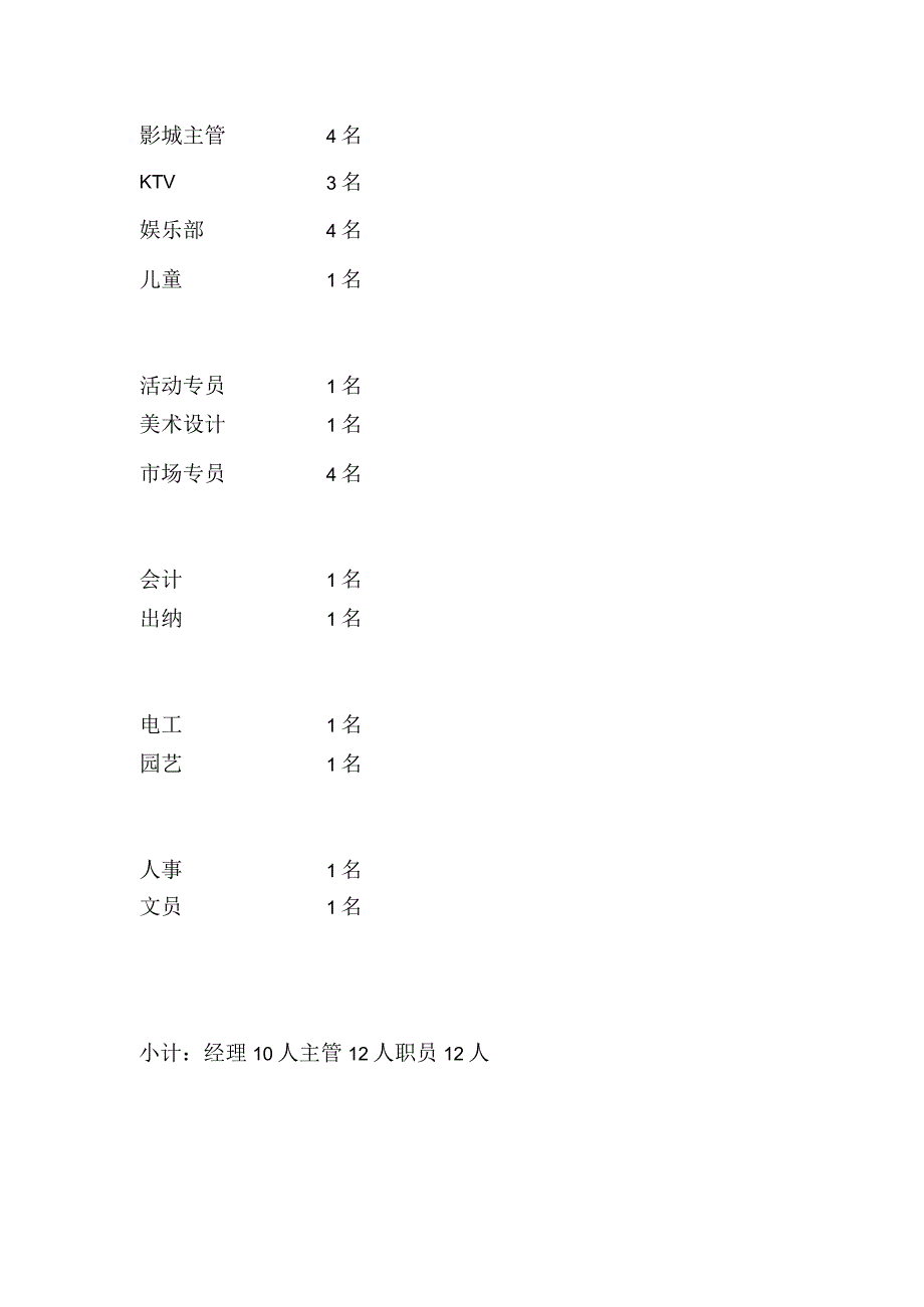 淘乐欢乐世界人员构架方案.docx_第3页