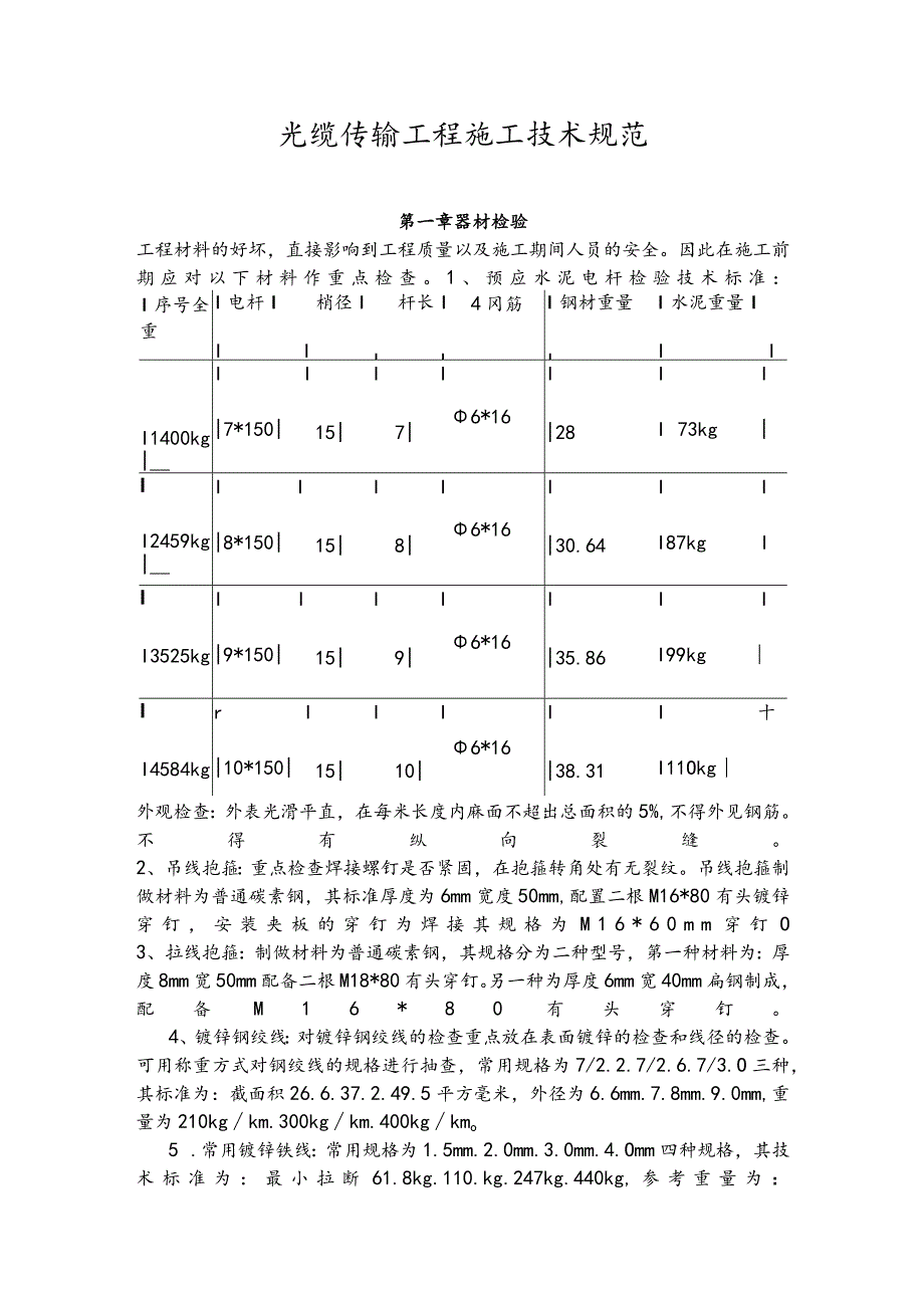 光缆传输工程施工技术规范.docx_第1页