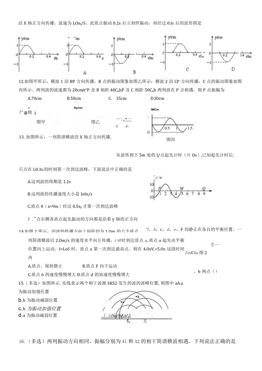 2023机械振动和机械波专题复习.docx_第3页