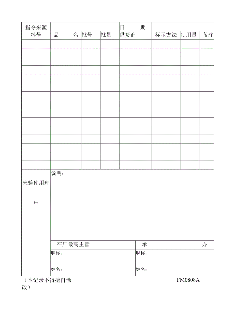 未验使用记录表工程文档范本.docx_第2页