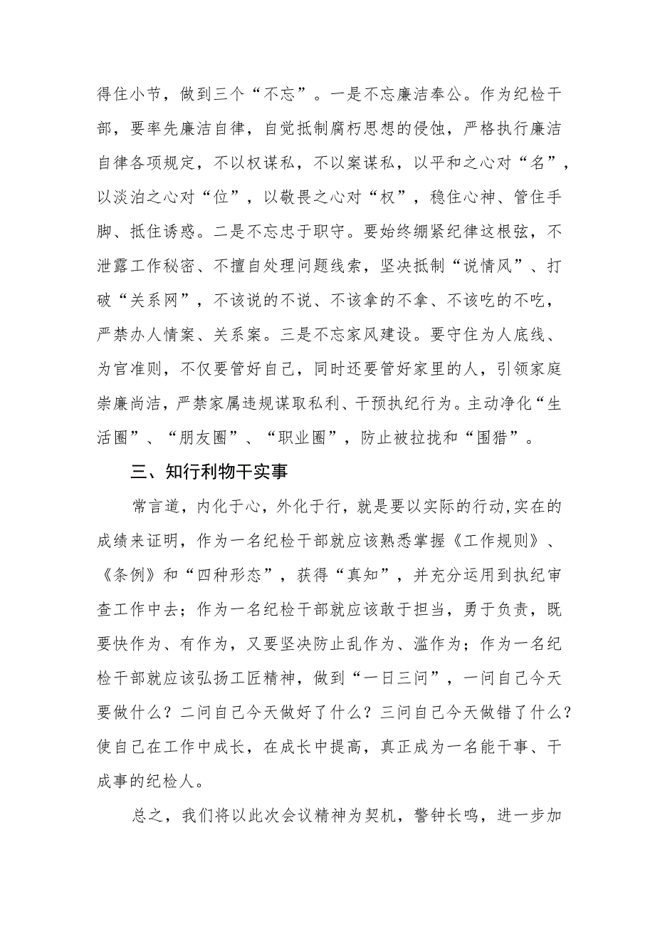 关于2023纪检监察干部队伍教育整顿的心得体会两篇范文.docx_第2页