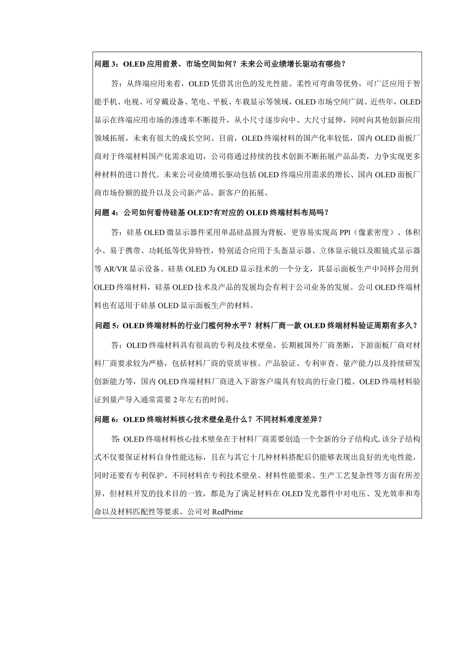 证券代码莱特光电证券简称688150陕西莱特光电材料股份有限公司投资者关系活动记录表.docx_第2页