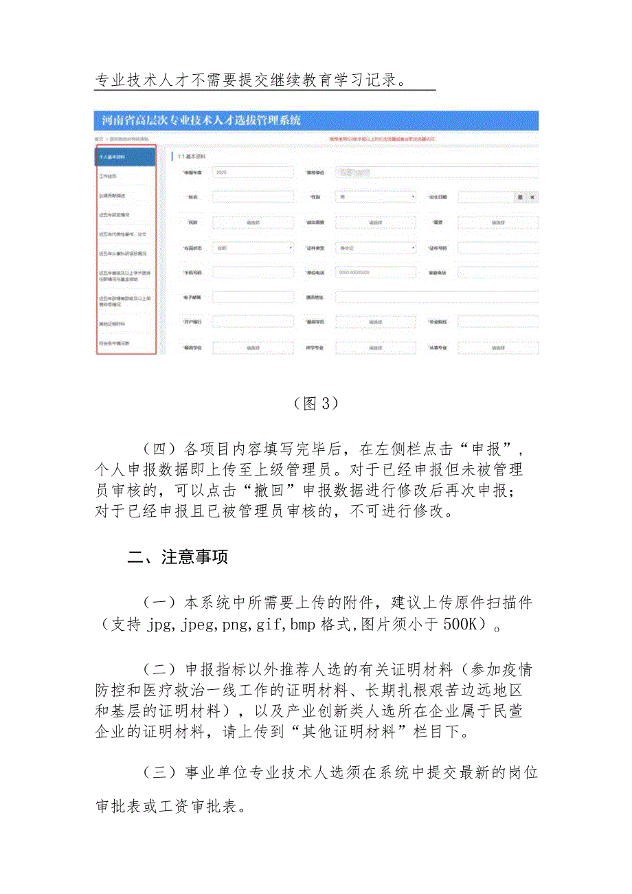 河南省高层次专业技术人才选拔管理系统使用手册.docx_第3页