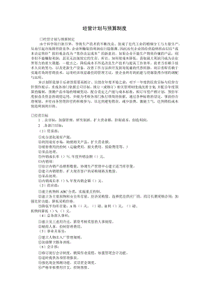 经营计划与预算制度范本.docx