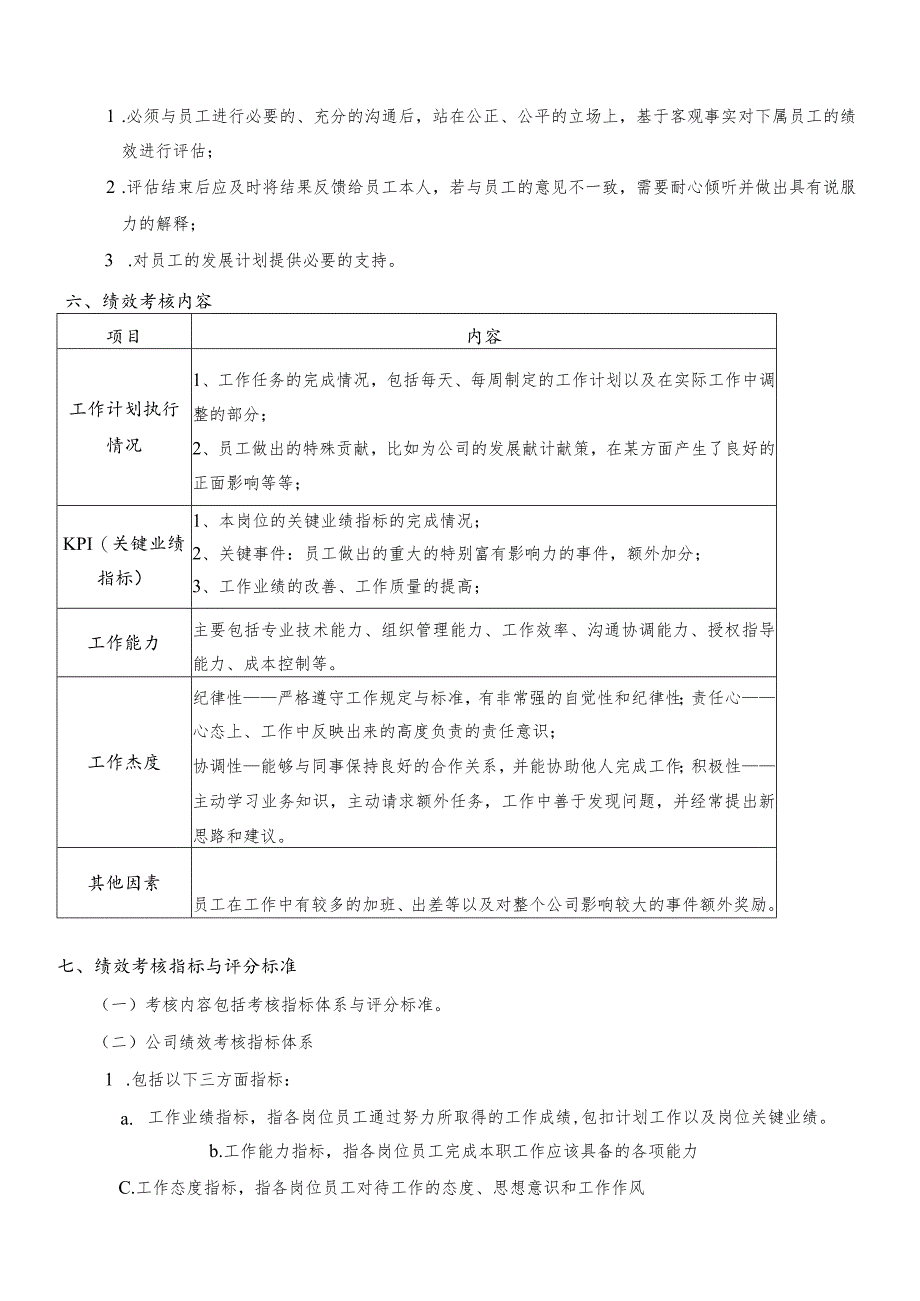 企业绩效考核23月度绩效考核管理制度.docx_第2页