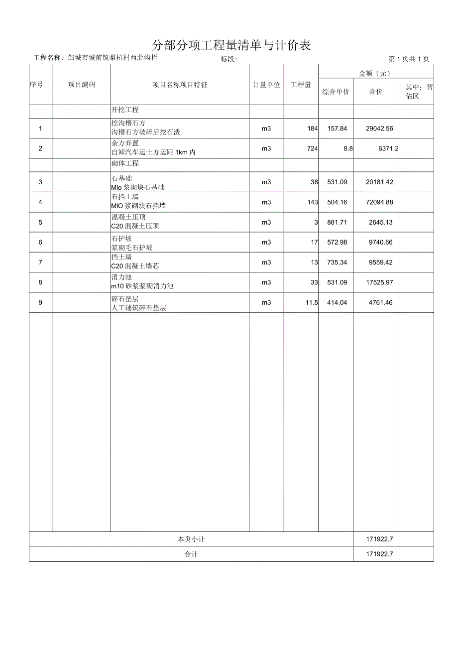 招标控制价汇总表.docx_第2页