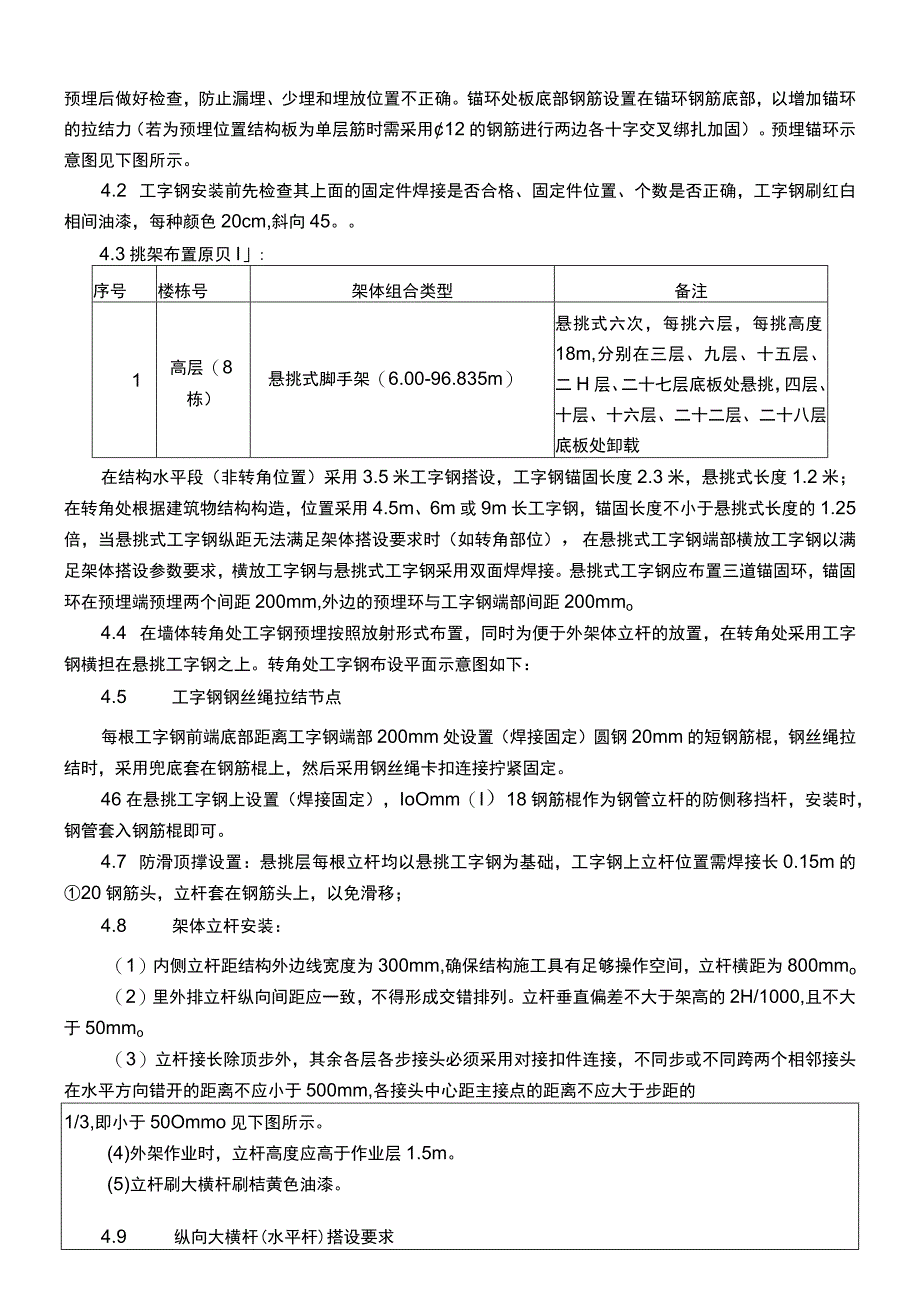 建筑项目脚手架防护悬挑脚手架技术交底.docx_第2页