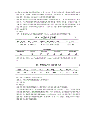 改性花岗岩石粉对水泥的性能影响.docx