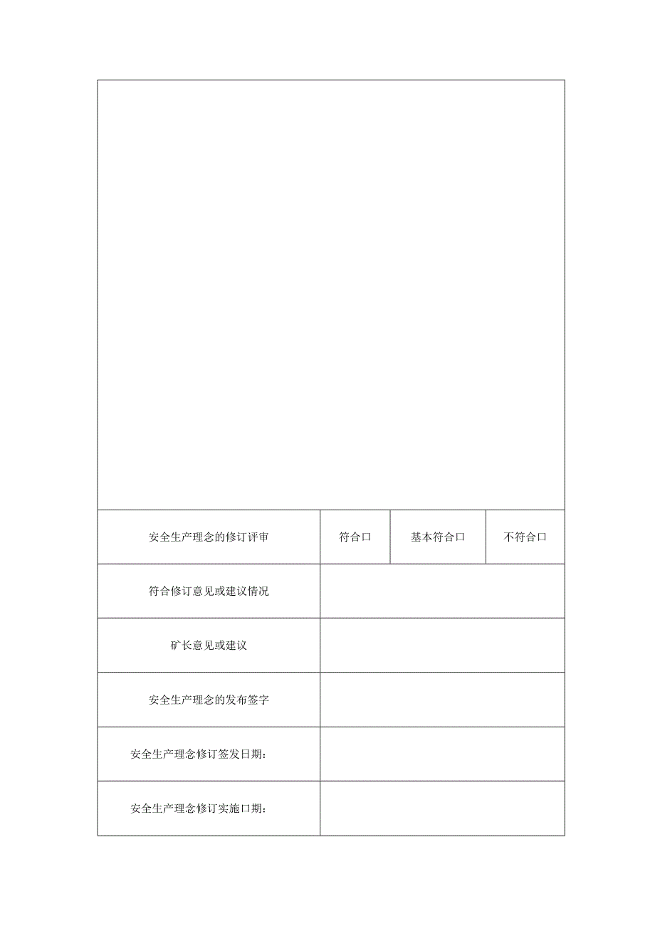 煤矿安全生产理念修订记录X.docx_第3页