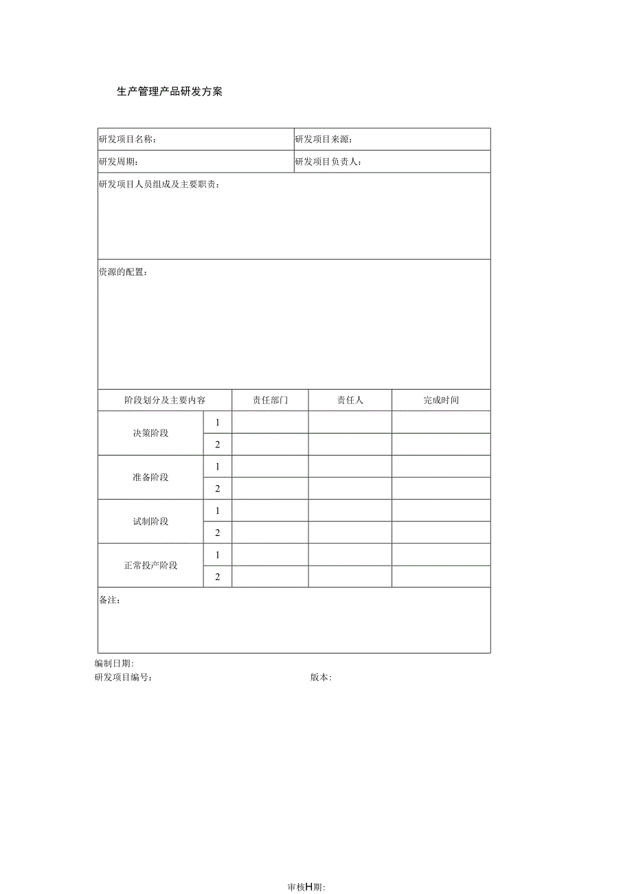 生产管理产品研发方案.docx_第1页