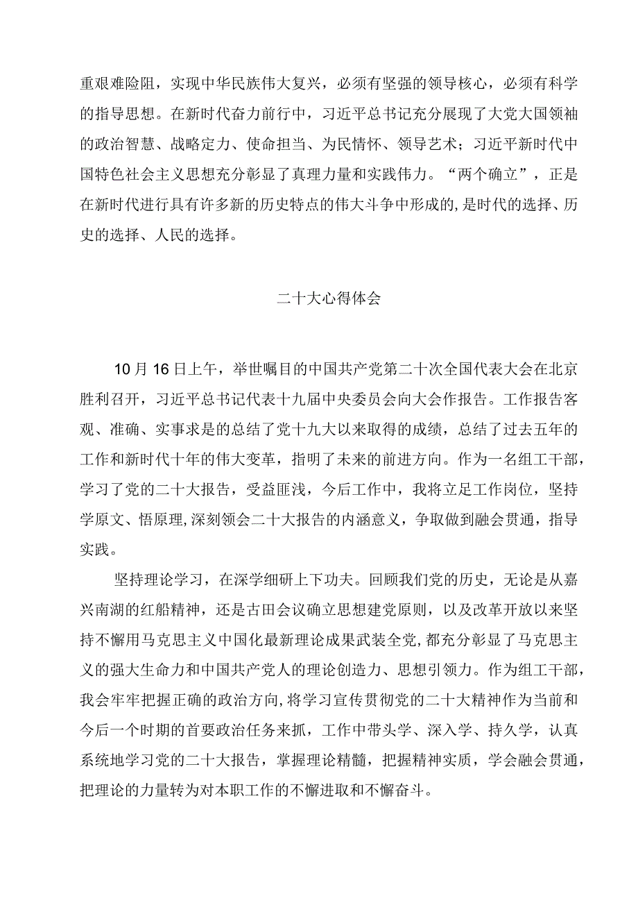 二十大心得体会精选(四篇)样例.docx_第2页