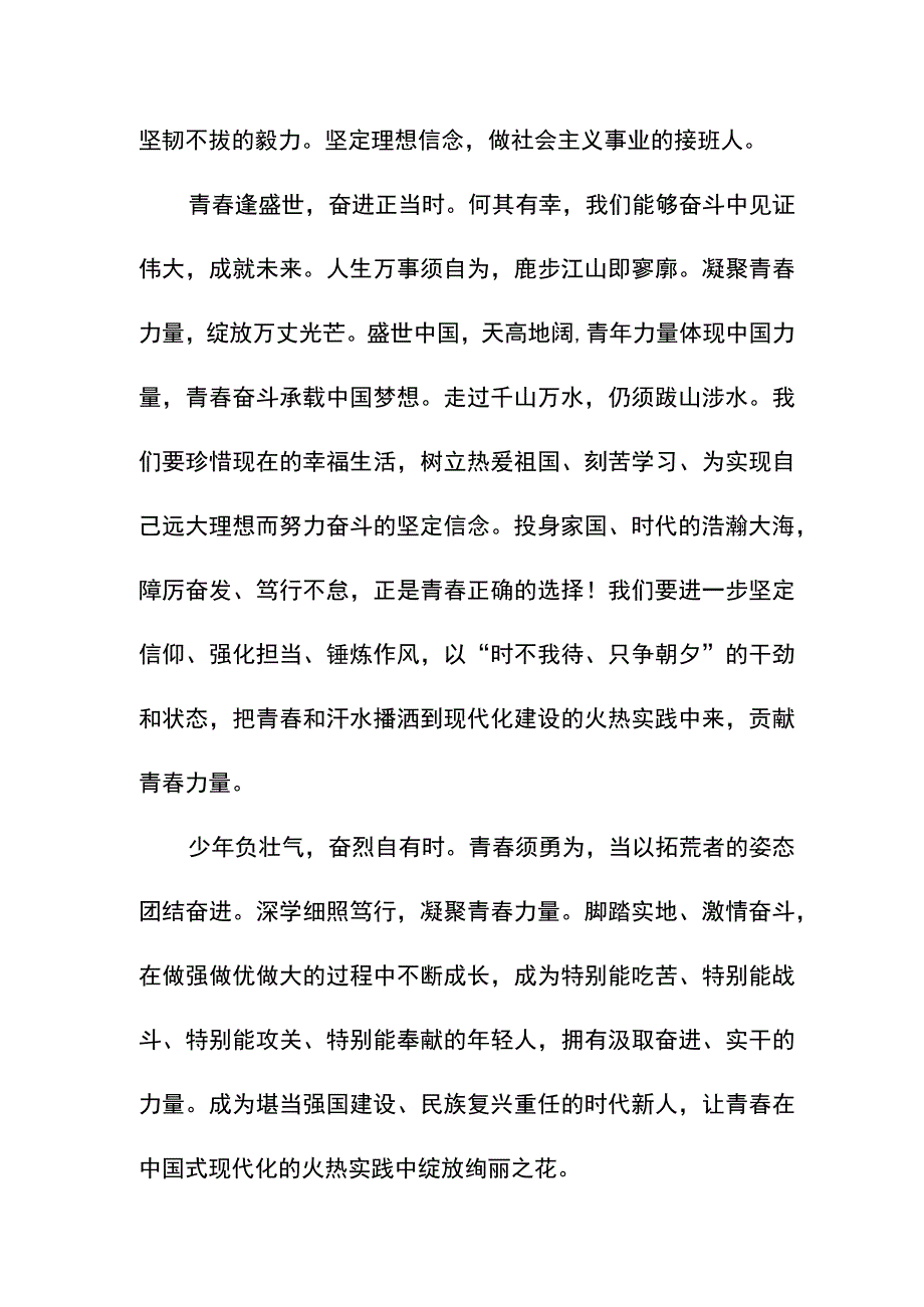 投身家国 贡献青春力量作文.docx_第2页