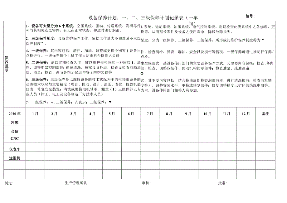 设备保养-表格-计划.docx_第1页