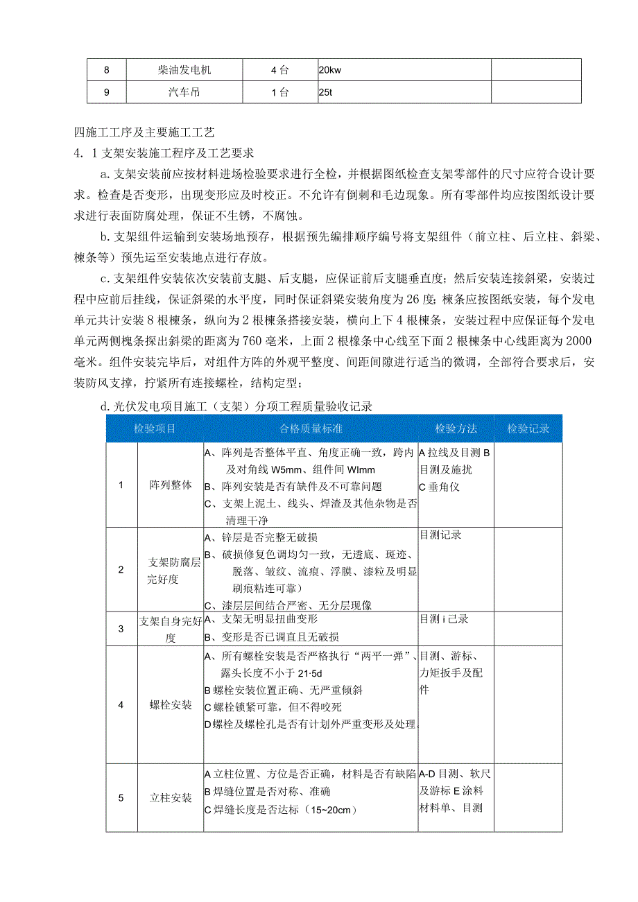 光伏发电项目支架及组件安装工程施工方案指导.docx_第3页