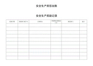安全生产奖惩台账.docx
