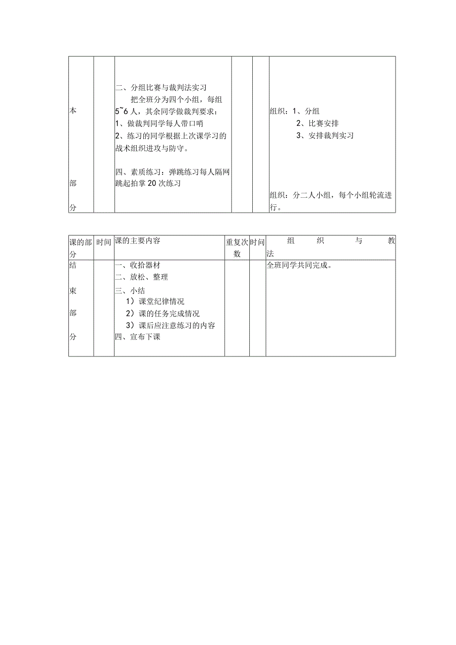 兴趣小组排球课教案第十八周基本掌握排球战术.docx_第3页