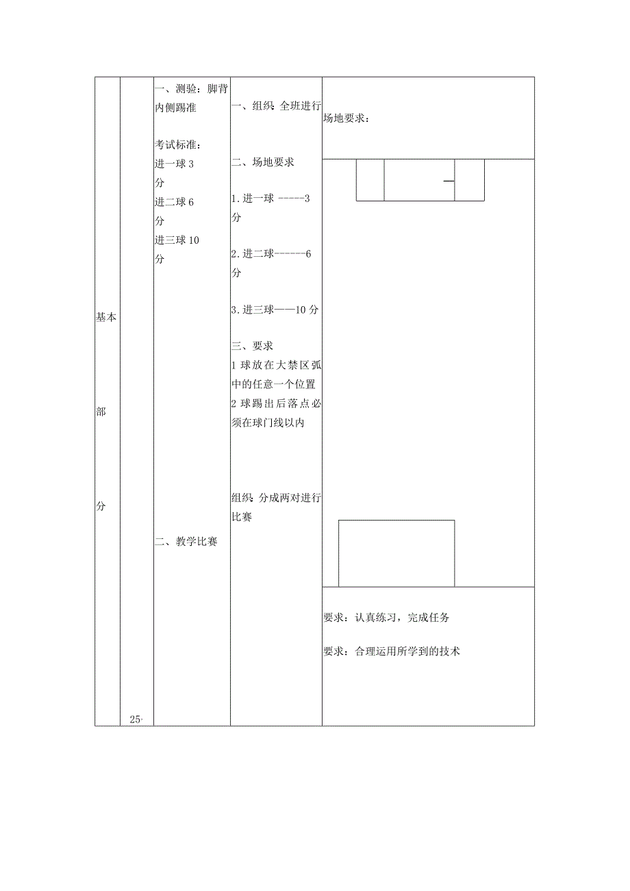 足球课脚背内侧踢准教学比赛教案.docx_第3页