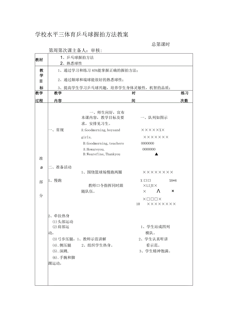 学校水平三体育乒乓球握拍方法教案.docx_第1页