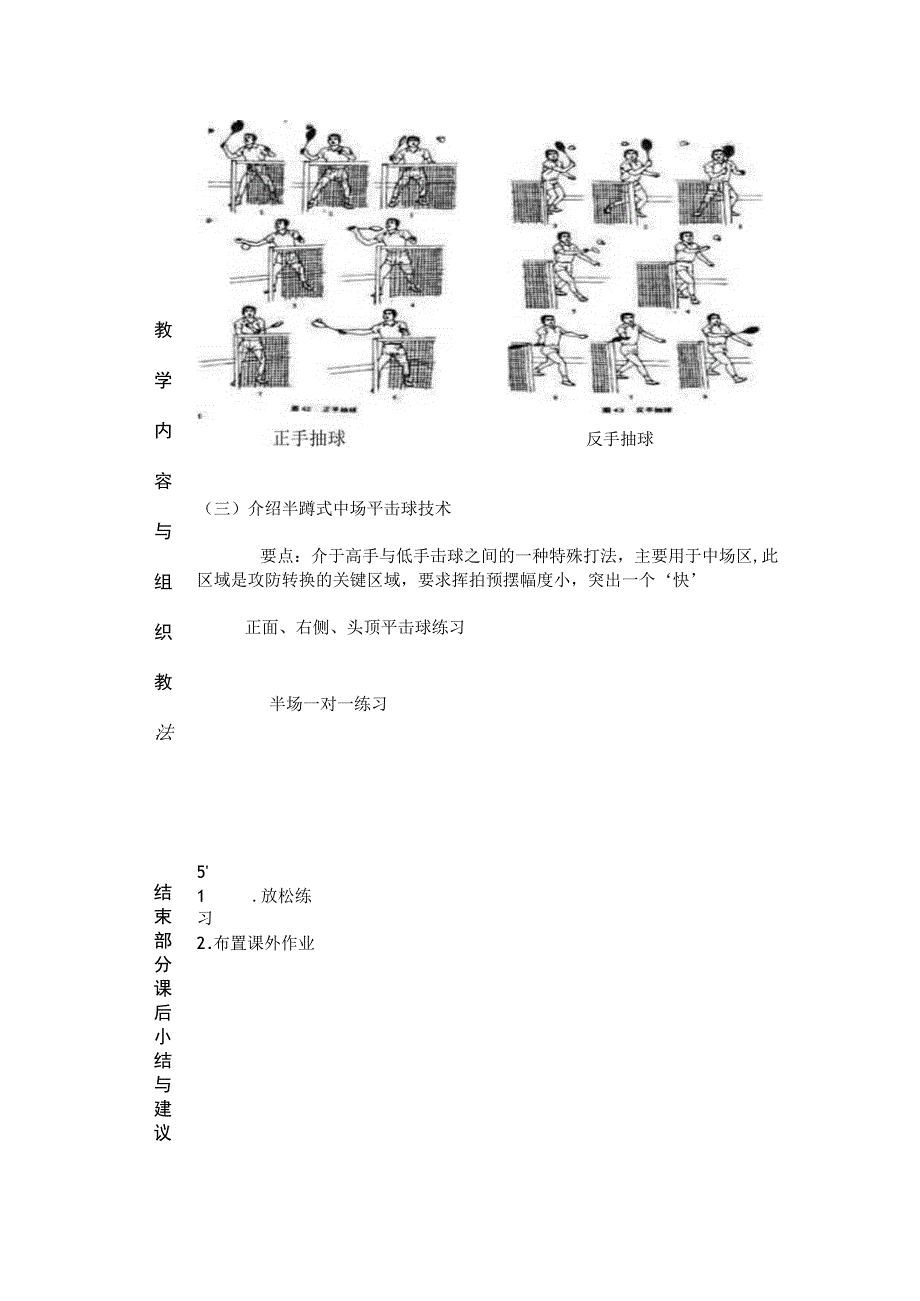 大学羽毛球教学学习底线抽球技术教案.docx_第2页