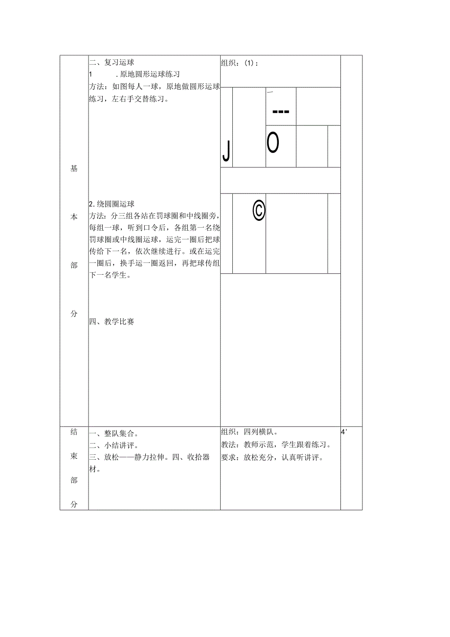 篮球起动转身运球体育课教案.docx_第2页