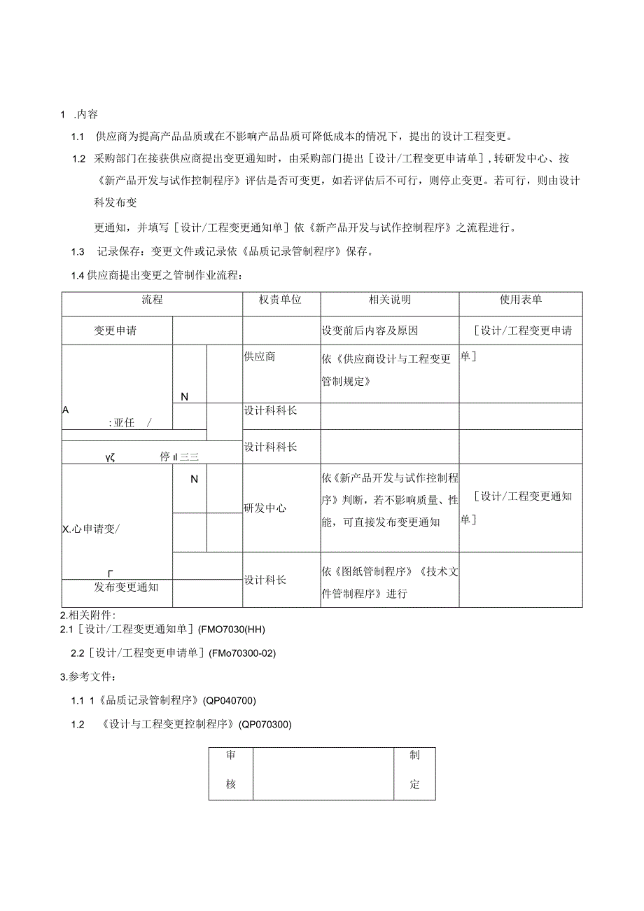 供应商设计与工程变更管制规定.docx_第1页