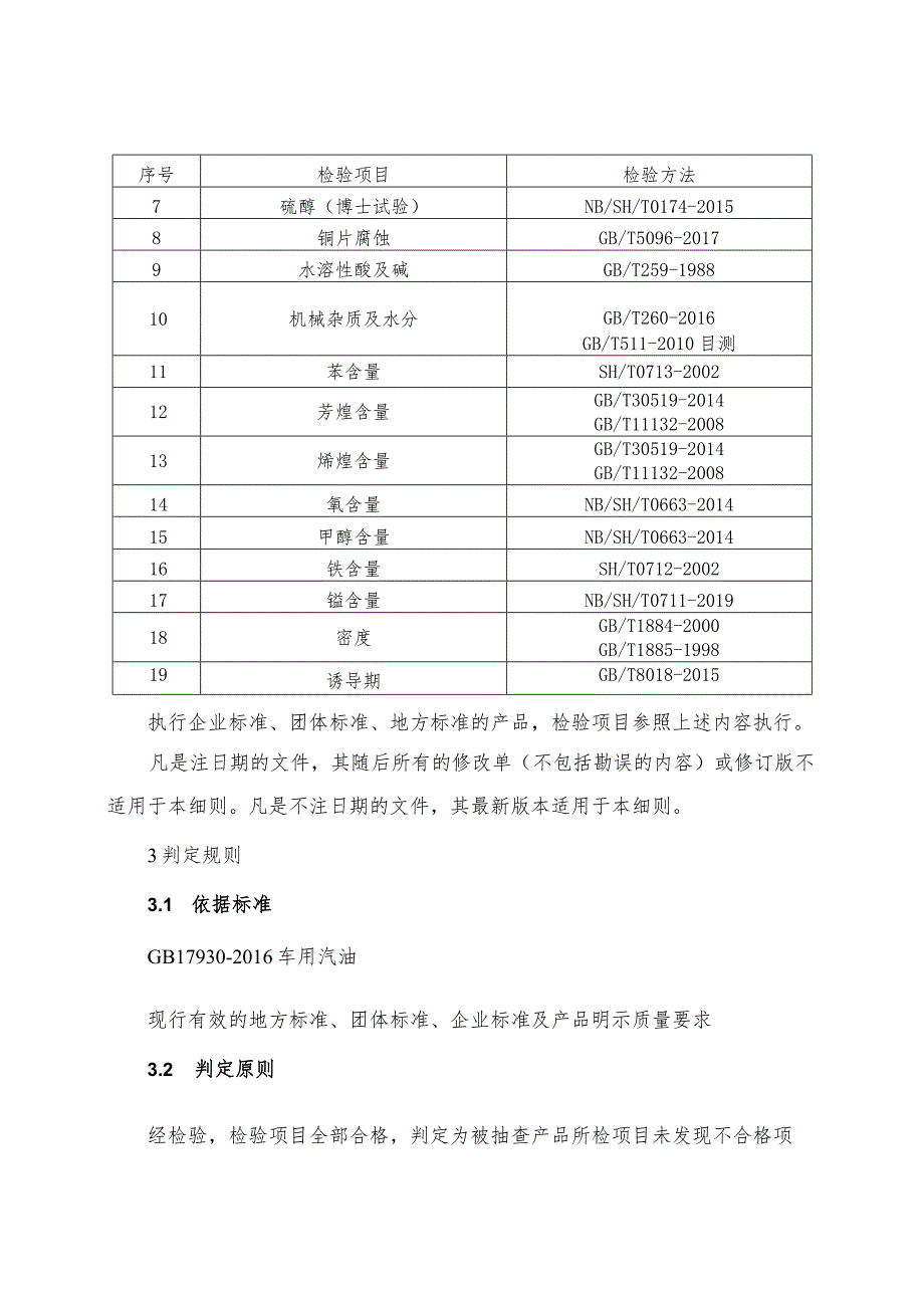 2022年车用汽油产品质量专项监督抽查实施细则.docx_第2页