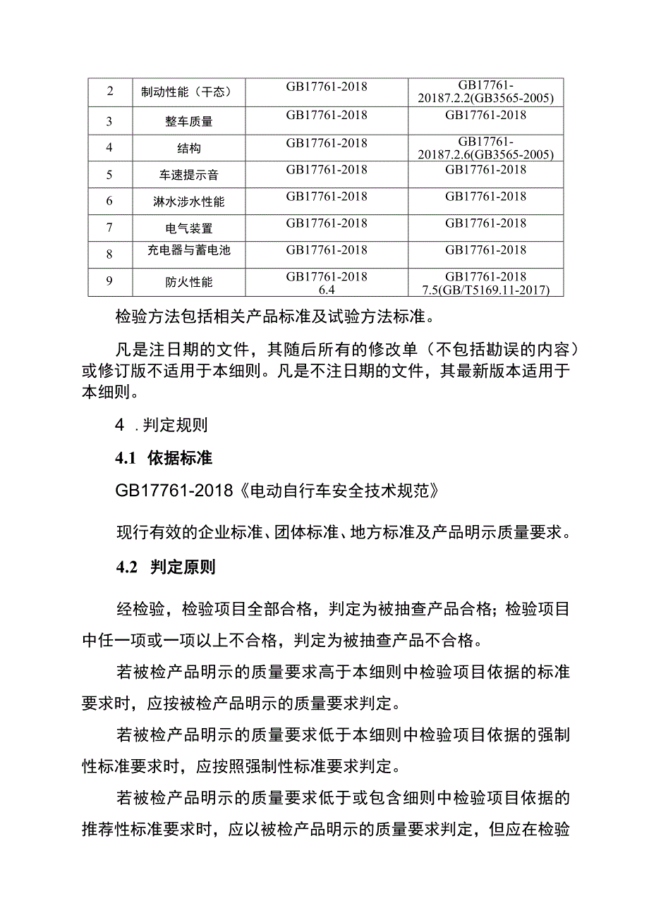 2021年工业品省级监督抽查实施细则（电动自行车）.docx_第2页