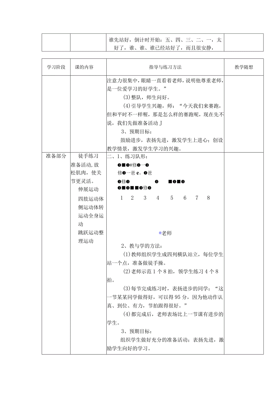 小学六年级体育与健康第一学期学会直线跑培养拼搏精神教学.docx_第2页