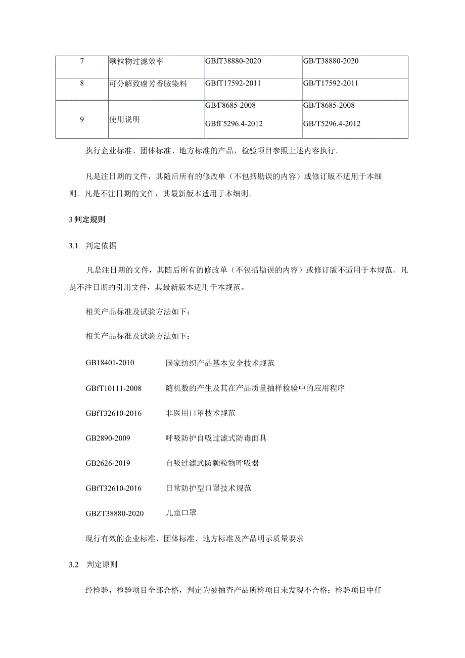 非医用口罩产品质量省级监督抽查实施细则(年版）.docx_第2页