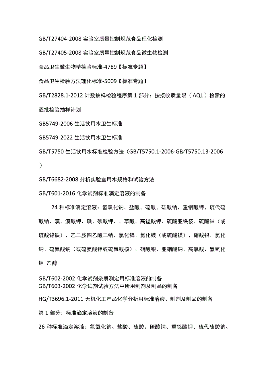 食品行业常用标准和法律法规汇总.docx_第3页